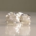 Natural Rough Diamond Earrings