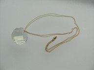 crystal prism necklace
