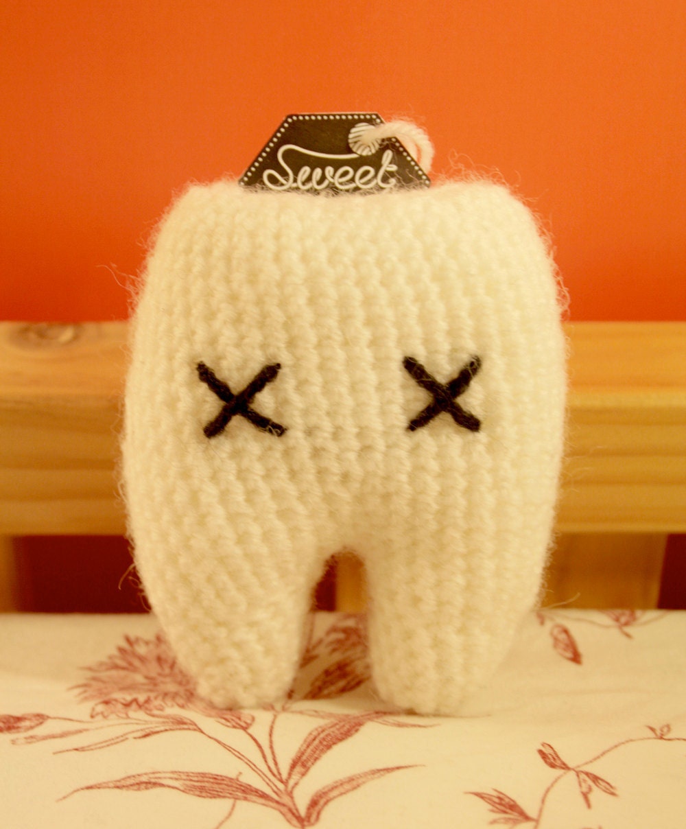 Sweet Tooth: Cross - Handmade Tooth Fairy Pillow