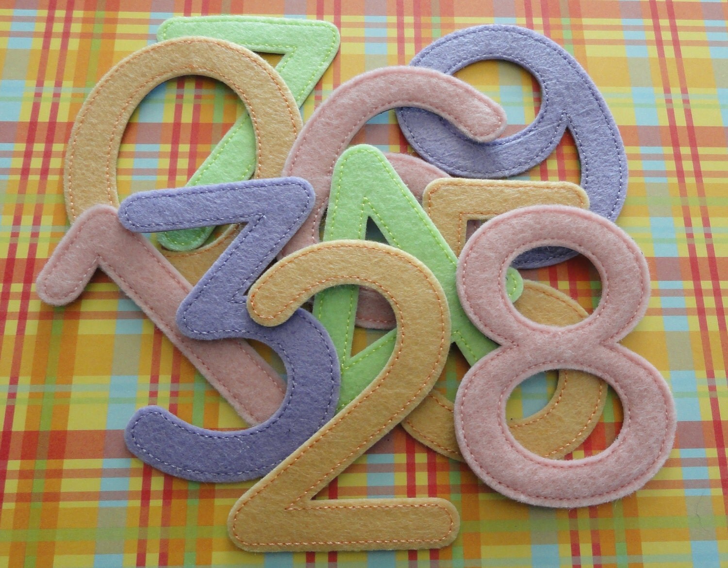 ON HOLD 1Thru10 & Back Again Set of 10 MAGNETS MAGNificEnT4U Felt Educational Numbers Colors Learning Counting Teachers Parents Gift