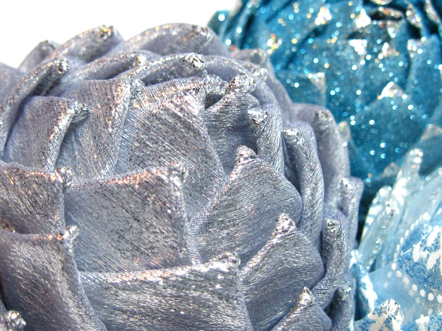 unique silver keepsake ornament, Christmas Ornaments