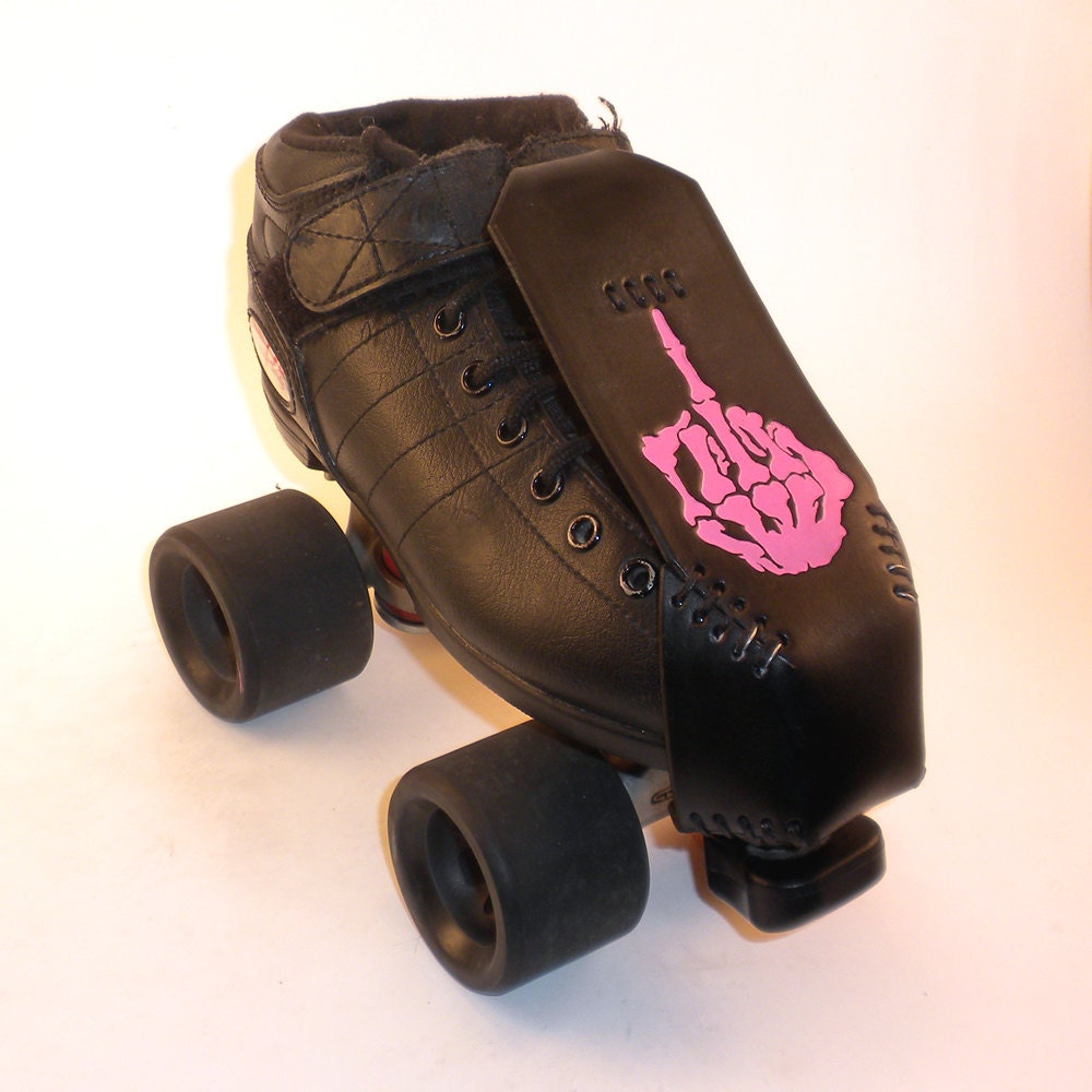 Roller Derby Toe Guards - Skeleton Finger