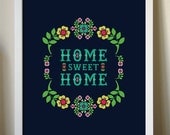 Home Sweet Home giclee art print 12x16