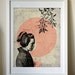 HELP JAPAN - 12x16 Japanese Girl giclee print