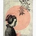 HELP JAPAN - 12x16 Japanese Girl giclee print