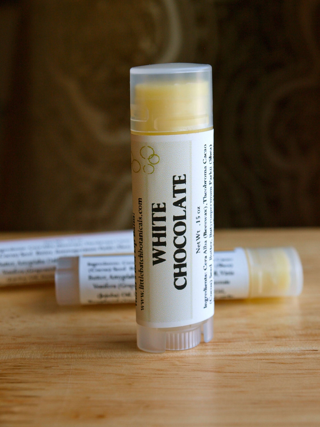 White Chocolate Lip Balm Oval Tube candy sweet