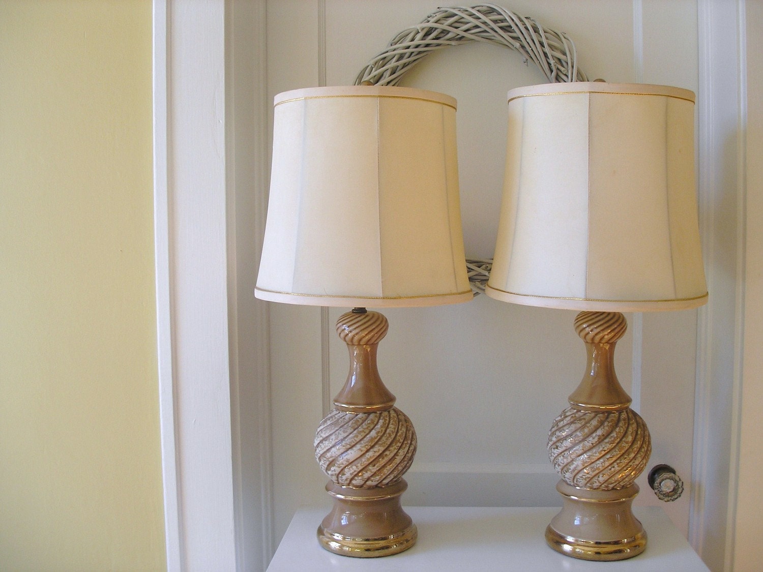 Pair Mid Century Lamps