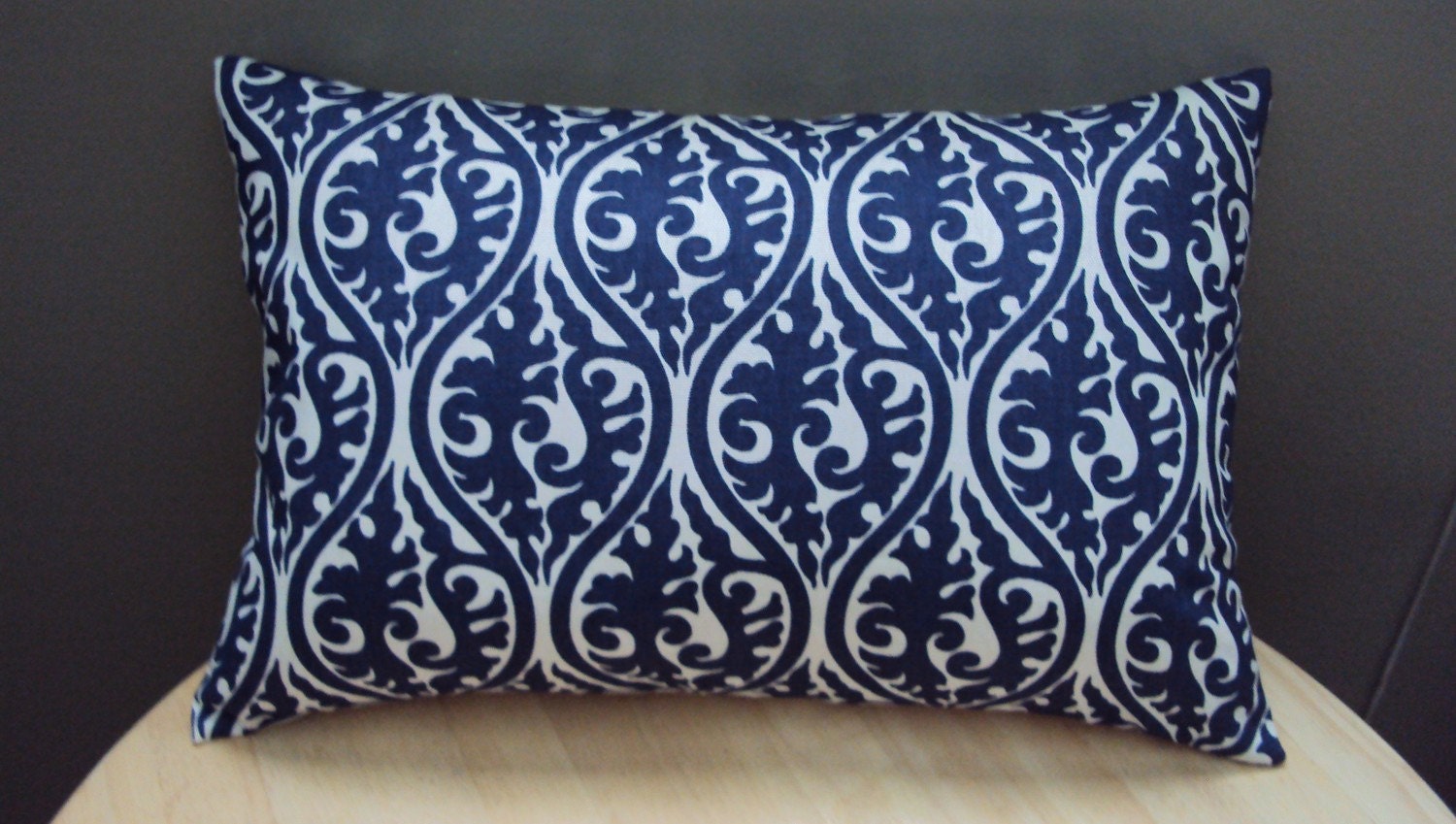 Blue Damask Fabric