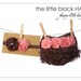 Brown and Pink Ruffles and Flowers Diaper Cover with Matching Headband - Ruffle Bum, Ruffle Bloomer, TuTu Blooomer, Ruffle Butt