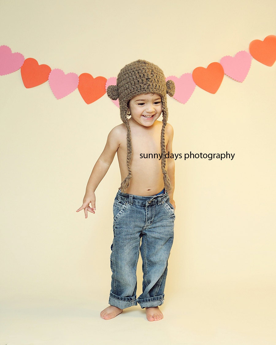 Brown Monkey Hat