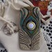 Art Nouveau Peacock Feather Doorbell