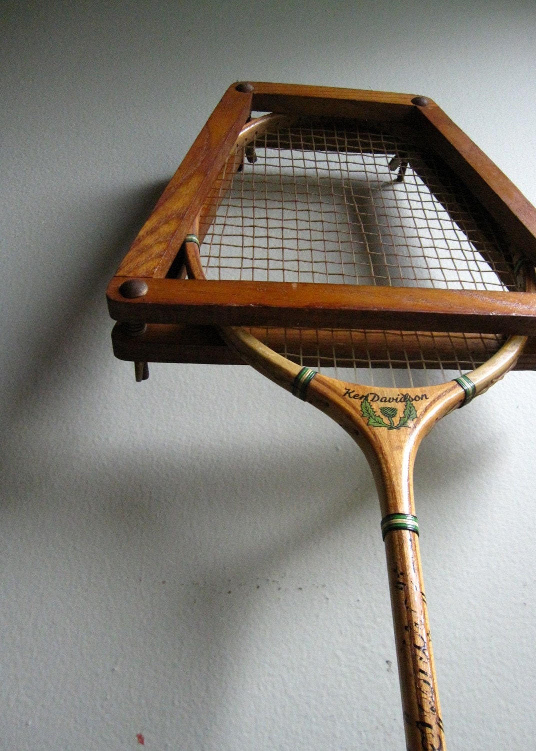 Vintage Spalding Sportcraft Badminton Racquet - Ken Davidson