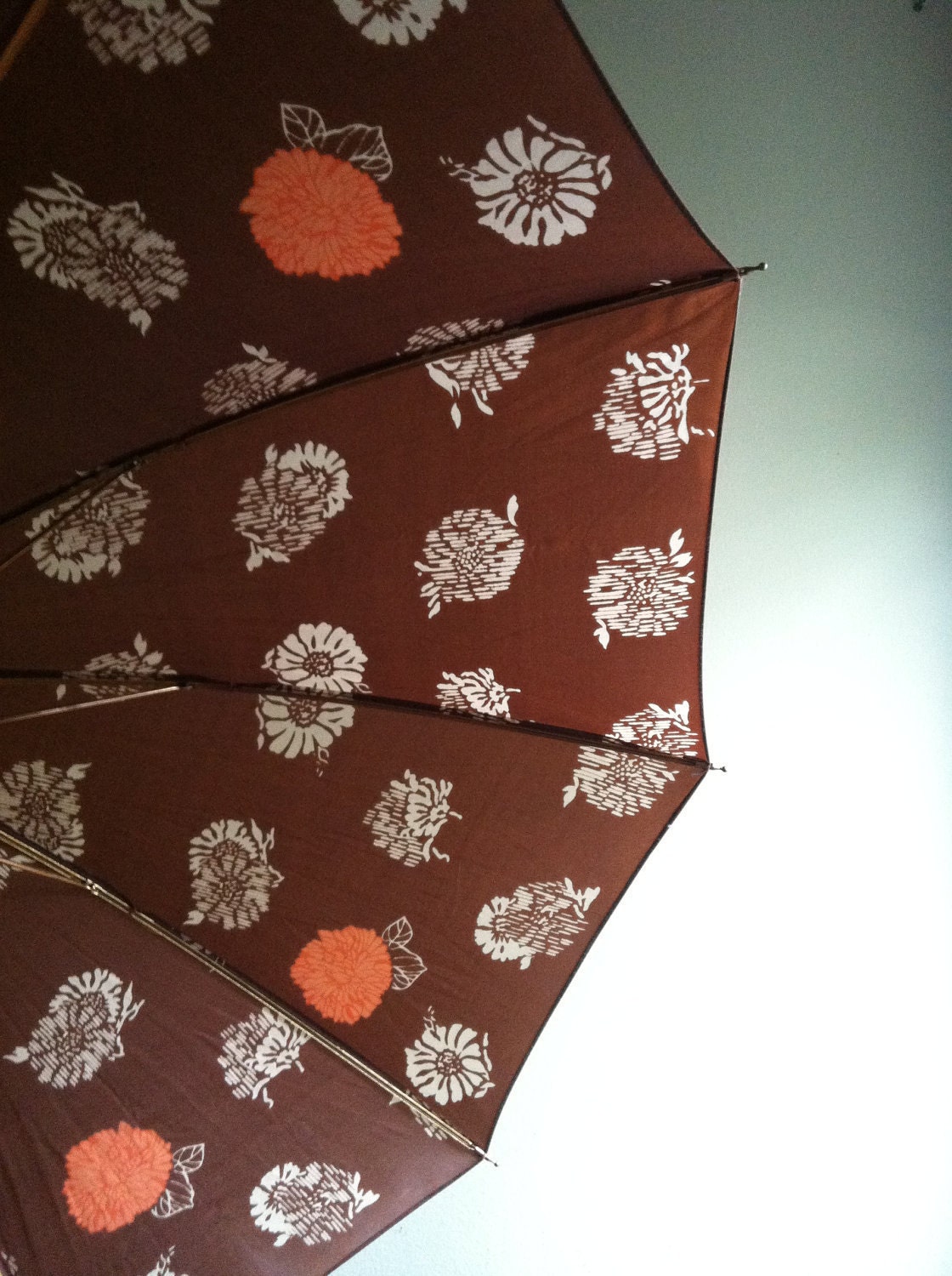 Umbrella - Peach Flowers - Made in Italy