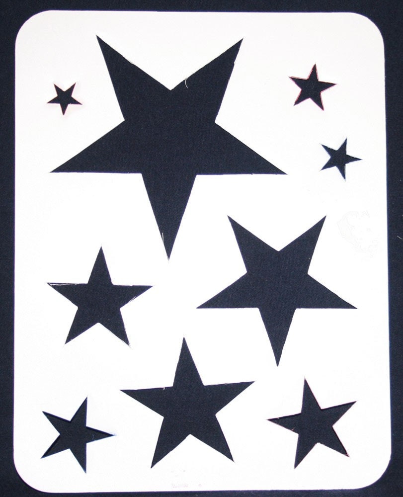 Star Stencil by ohmystarsproductions on Etsy