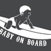 Baby on Board Surf Decal