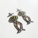 the super light weight mexicans earrings vintage costume jewelry