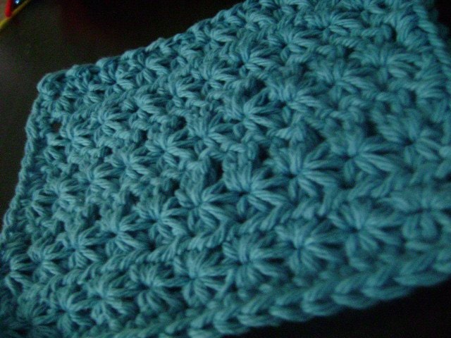 PATTERN  Star Stitch Wash Cloth