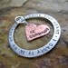 Poem Quote Pendant - I Carry Your Heart