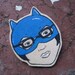 FREE SHIPPING WORLDWIDE  Wooden Enid Ghost World Brooch Handmade Katherine and Punky