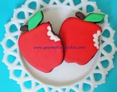 Bitten Apple Cookies