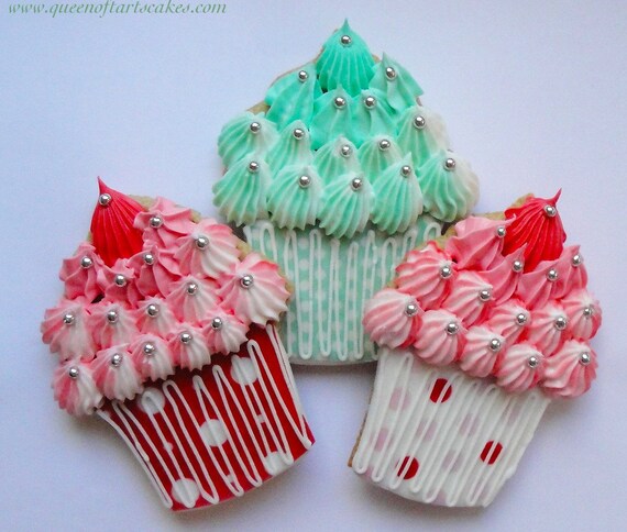 items-similar-to-fancy-cupcake-cookies-with-edible-cupcake-wrappers-on-etsy