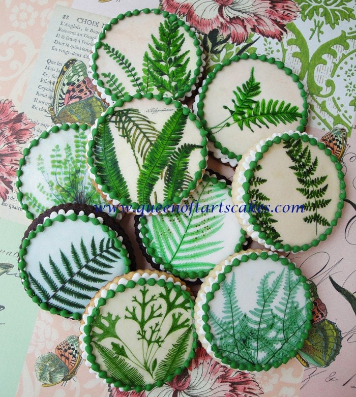 Fern Botanical Cookies