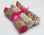 Bur-P Burp Cloth Set - Floral Damask