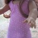 American Girl dress, pink sweetheart jumper