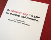 Funny Steak & BJ Day card - "Man's Version of Valentine's Day"