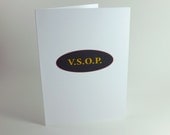 Funny birthday card for lover of fine spirits - "Very Special Old Person"