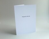 Funny R-rated card - "Thanks for the Sex" - mature content
