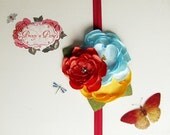 Fall in the Tropics, flower headband for all ages
