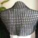 Crochet Black Shrug - Bolero - Handwoven Neckwarmer