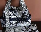 Black and Ivory Diaper Bag