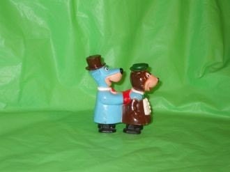 Vintage Marx Hanna Barbera Yogi Bear Huckleberry Hound Ramp Walker