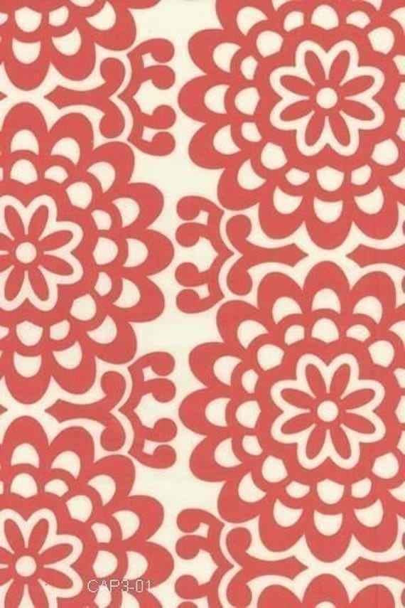 Amy Butler - Lotus - Wall Flower in Cherry - 1/2 yard