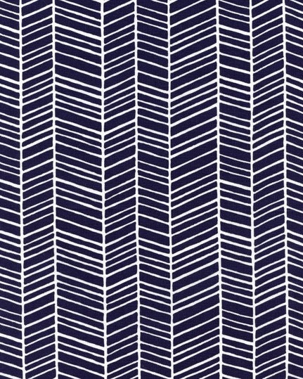 Joel Dewberry - Modern Meadow - Herringbone in Lake - 1 yard