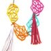 Geometric Necklace Chunky Leather Links