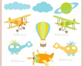 Fly High Digital Clipart  Set