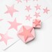 Starry Showers Hand Carved Rubber Stamp for Acrylic Blocks
