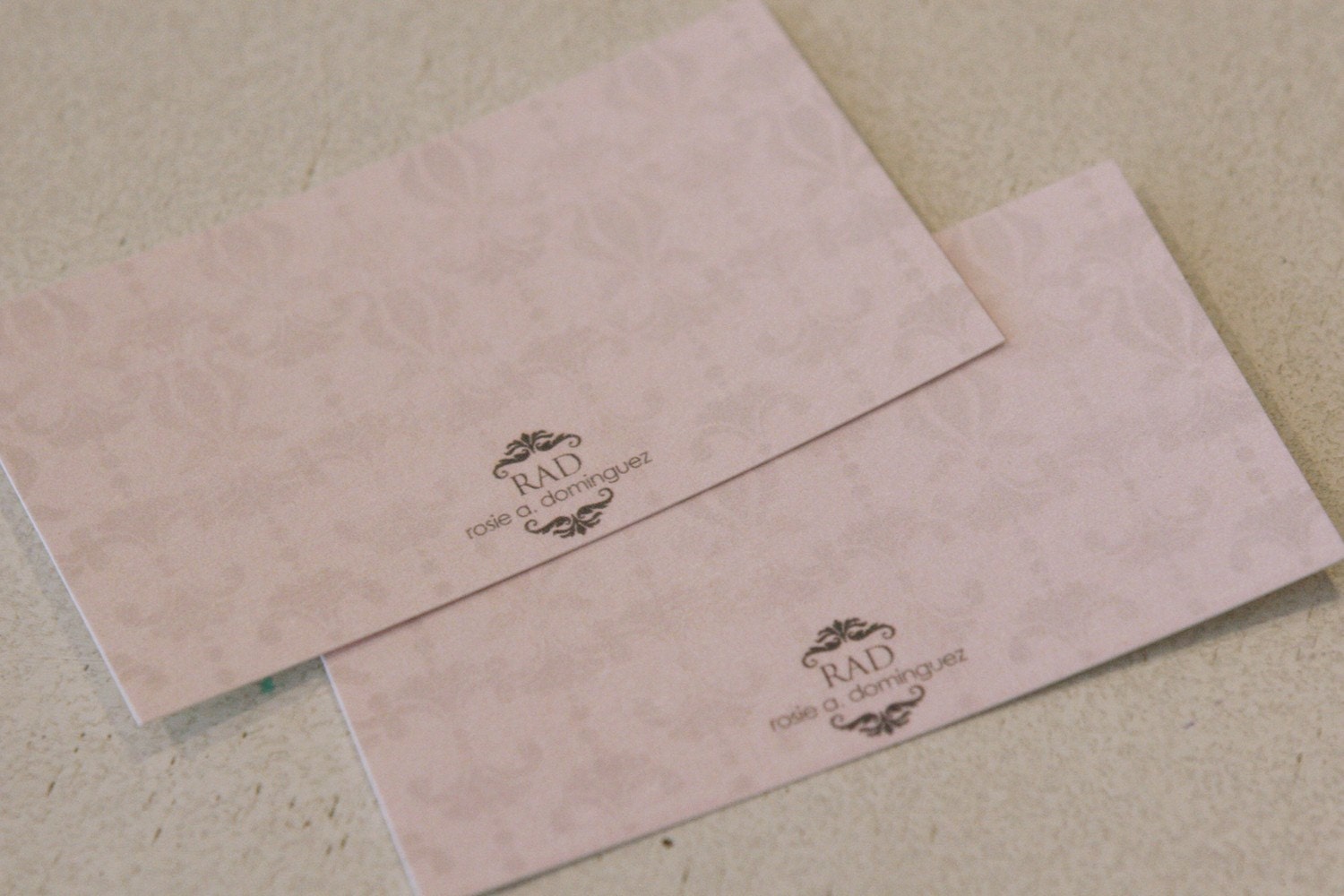 Pink Damask Printable Gift Card