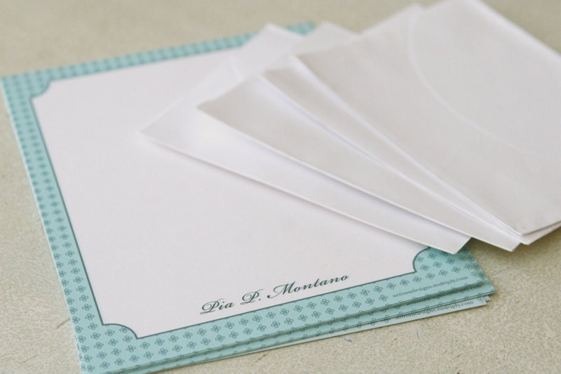 Pia Printable Stationery