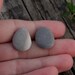 Beach stone cuff links Natural history Father's day
