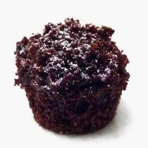 24 mini chocolate blackout cupcakes