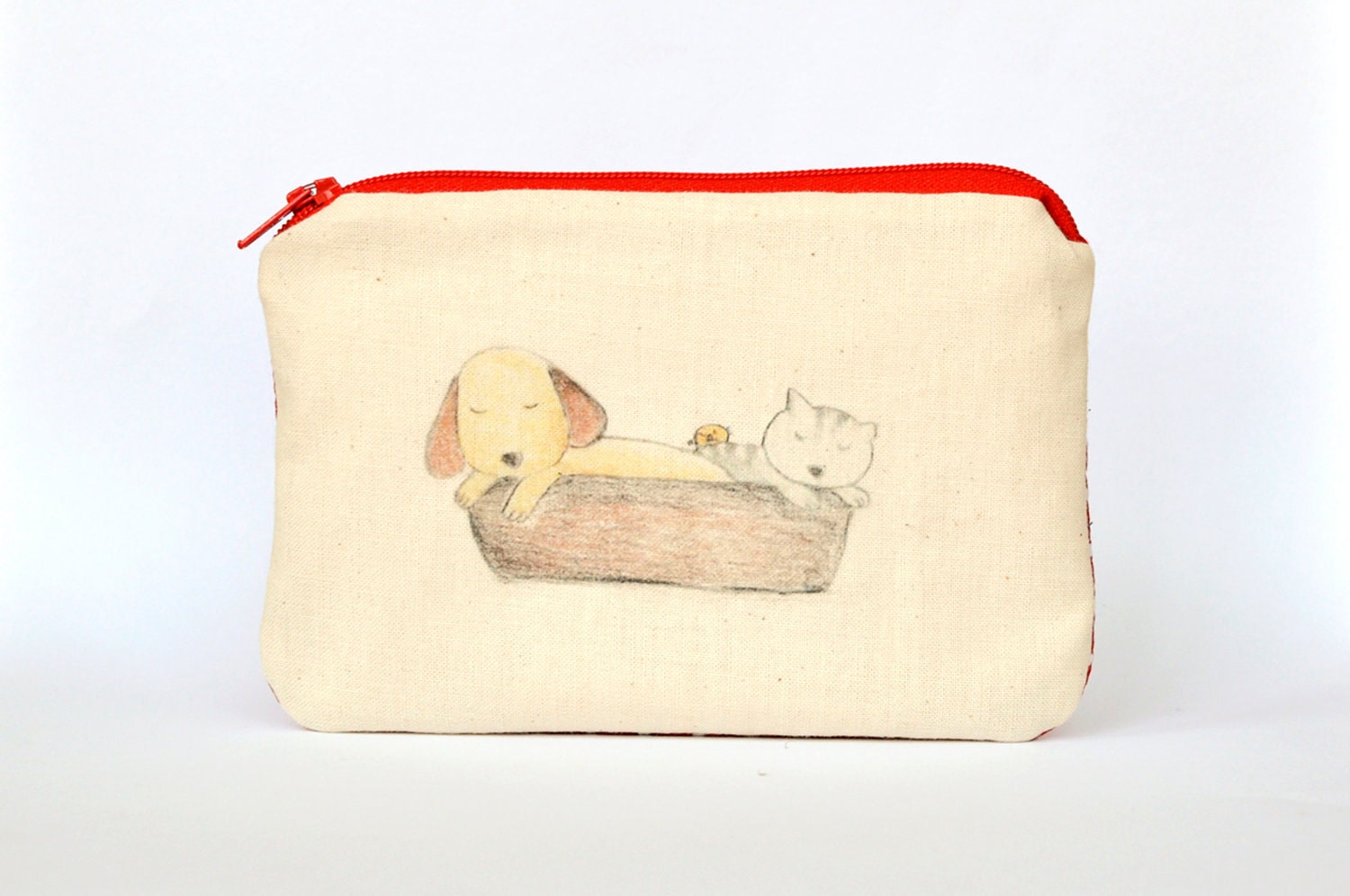 Sleeping Pals - handmade pouch