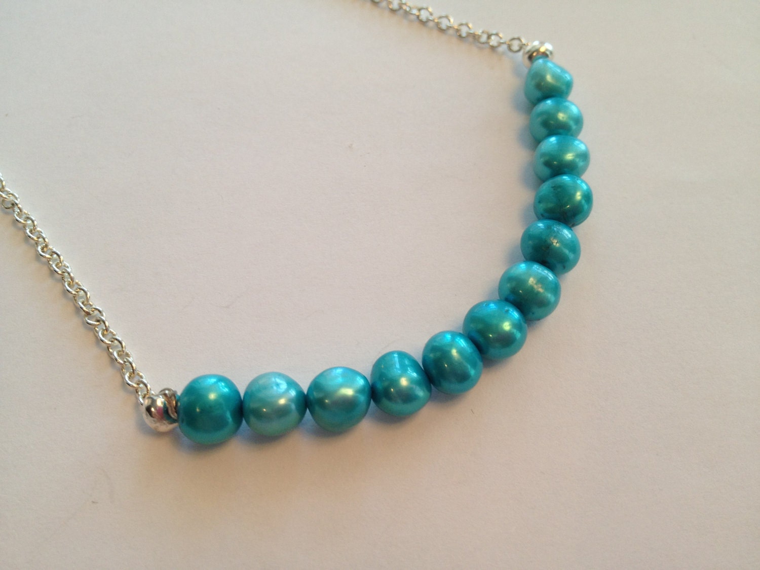 Turquoise Pearl Necklace