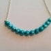 Turquoise Pearl Necklace