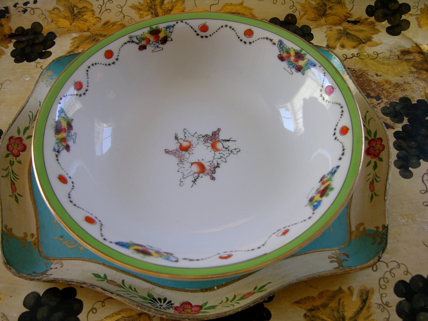 Vintage Hand Painted Japan Bowl