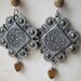Celtic Knot Earrings Tribal Style Triskelion