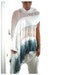 SALE. Dip Dyed and Shredded Poncho. OOAK.